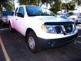 2009 Avalanche White Nissan Frontier XE King Cab #42001375