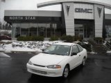 2000 Mitsubishi Mirage White