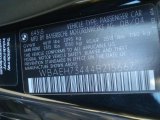 2004 BMW 6 Series 645i Coupe Info Tag