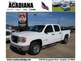 2008 Summit White GMC Sierra 1500 SLE Crew Cab #42034026