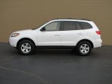 2009 Powder White Pearl Hyundai Santa Fe GLS #42049988