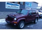 2002 Dark Garnet Red Pearlcoat Jeep Liberty Limited 4x4 #42049997