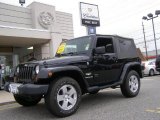 2008 Black Jeep Wrangler Sahara 4x4 #42063733