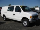 2001 Oxford White Ford E Series Van E250 Cargo #42063223