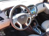 2011 Hyundai Tucson Limited Taupe Interior