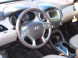 2011 Hyundai Tucson GLS AWD Taupe Interior