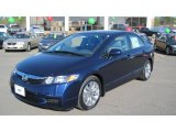 2011 Royal Blue Pearl Honda Civic EX Sedan #42063448