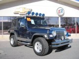 2005 Patriot Blue Pearl Jeep Wrangler Sport 4x4 #42099756