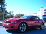 2010 Red Candy Metallic Ford Mustang V6 Premium Convertible #42099456