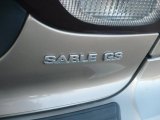 2002 Mercury Sable GS Wagon Marks and Logos