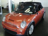 2005 Hot Orange Metallic Mini Cooper S Convertible #42099673