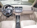 2002 Honda Civic LX Sedan Beige Interior