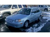 2005 Glacier Blue Hyundai Accent GLS Coupe #42133773