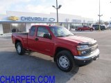 2005 Victory Red Chevrolet Colorado LS Extended Cab 4x4 #42099908