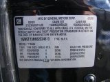 2008 Chevrolet TrailBlazer SS 4x4 Info Tag