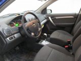 2010 Chevrolet Aveo LT Sedan Charcoal Interior