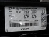 2003 Volvo XC70 AWD Info Tag