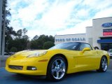 2008 Velocity Yellow Chevrolet Corvette Coupe #42187997