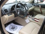 2011 Toyota Highlander Limited Sand Beige Interior