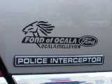 2003 Ford Crown Victoria Police Interceptor Marks and Logos