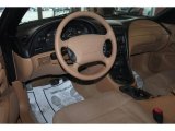 1998 Ford Mustang V6 Convertible Saddle Interior
