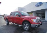 2011 Red Candy Metallic Ford F150 XLT SuperCrew 4x4 #42188041