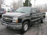 2004 Black Chevrolet Silverado 1500 Z71 Extended Cab 4x4 #42188527