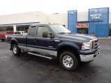 2005 True Blue Metallic Ford F250 Super Duty XLT SuperCab 4x4 #42188079