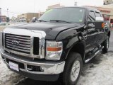 2008 Black Ford F350 Super Duty Lariat Crew Cab 4x4 #42188535