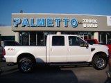 2010 White Platinum Tri-Coat Ford F250 Super Duty Lariat Crew Cab 4x4 #42243921