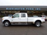 2011 Oxford White Ford F350 Super Duty Lariat Crew Cab 4x4 Dually #42243941