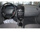 2002 Kia Rio Sedan Gray Interior