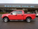 2008 Bright Red Ford F150 XLT SuperCrew 4x4 #42243952