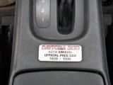 1998 Pontiac Grand Prix Daytona 500 Edition GTP Coupe Marks and Logos