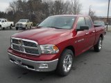 2011 Deep Cherry Red Crystal Pearl Dodge Ram 1500 Big Horn Quad Cab #42244209