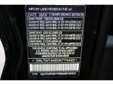 2003 Land Rover Discovery SE Info Tag