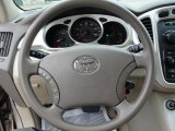 2006 Toyota Highlander V6 Steering Wheel