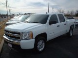 2009 Summit White Chevrolet Silverado 1500 LT Crew Cab 4x4 #42296006