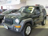 2002 Shale Green Metallic Jeep Liberty Sport 4x4 #42314066