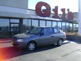 2002 Charcoal Gray Hyundai Accent GS Coupe #42326829