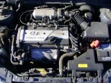 2002 Hyundai Accent GS Coupe 1.6 Liter DOHC 16-Valve 4 Cylinder Engine