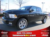 2011 Brilliant Black Crystal Pearl Dodge Ram 1500 Sport Crew Cab #42326856