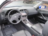 2010 Lexus IS 250C Convertible Black Interior