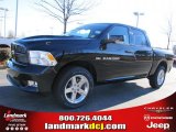 2011 Brilliant Black Crystal Pearl Dodge Ram 1500 Sport Crew Cab #42326859