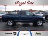 2008 Patriot Blue Pearl Dodge Ram 1500 Big Horn Edition Quad Cab #42326693