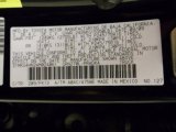 2010 Tacoma Color Code for Black Sand Pearl - Color Code: 209