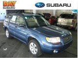 2008 Newport Blue Pearl Subaru Forester 2.5 X #42326804