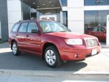 2008 Garnet Red Pearl Subaru Forester 2.5 X #4231359