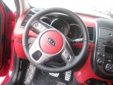 2011 Kia Soul Sport Red/Black Sport Leather Interior