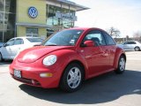 2002 Red Uni Volkswagen New Beetle GLS Coupe #4232175